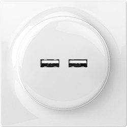 Presa usb fibaro walli n bianco [fgwu-021]