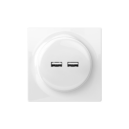 Presa usb fibaro walli n bianco [fgwu-021]