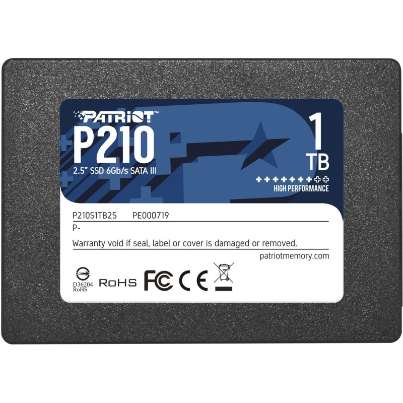 Ssd 1tb patriot p210 430/520 sa3 [p210s1tb25]