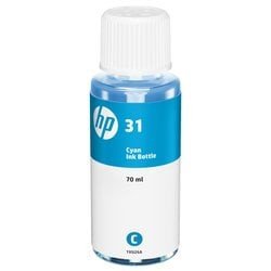 Flacone di inchiostro ciano originale hp 31 da 70 ml [1vu26ae]