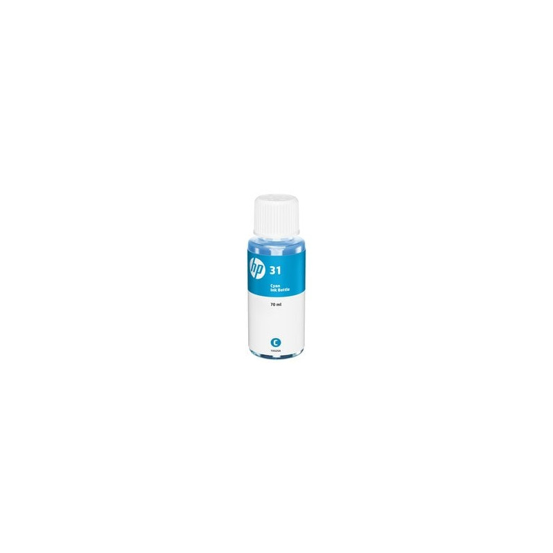 flacone di inchiostro ciano originale hp 31 da 70 ml [1vu26ae]