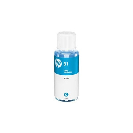flacone di inchiostro ciano originale hp 31 da 70 ml [1vu26ae]