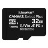 32gb scheda microsdhc kingston canvas select plus c10 uhs-i 100mb/s