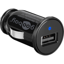 Alimentatore da auto goobay 44176 1 porta usb con uscita 1a nero