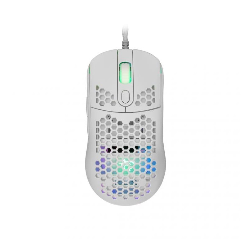 Mouse white shark galahad 6400 dpi bianco