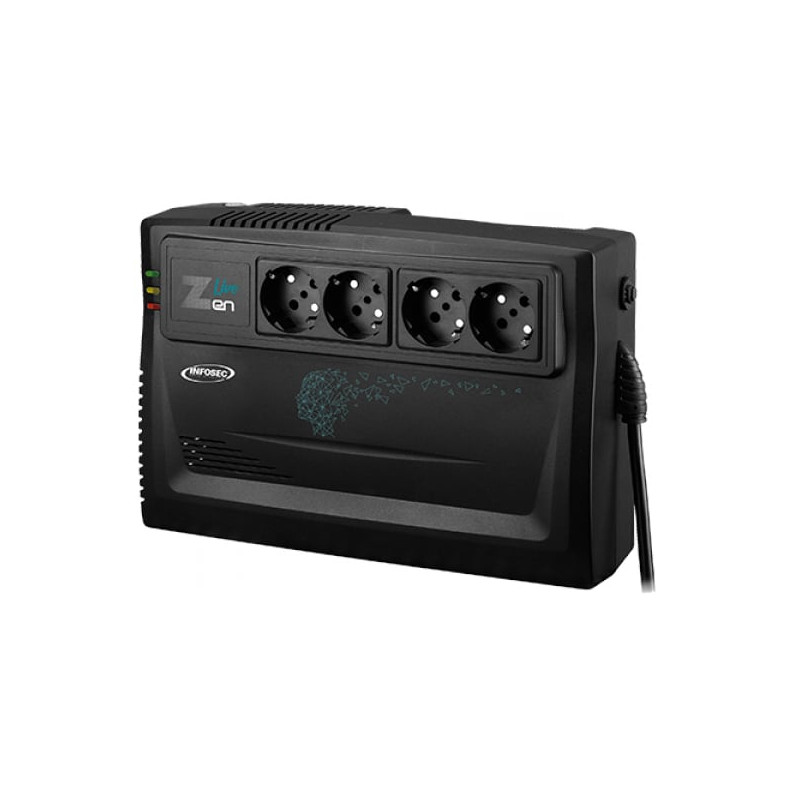 Gruppo di continuita' infosec ups 1000va con 4 prese line interactive