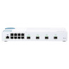 Switch qnap qsw-m408s l2, gigabit ethernet (10/100/1000)+
