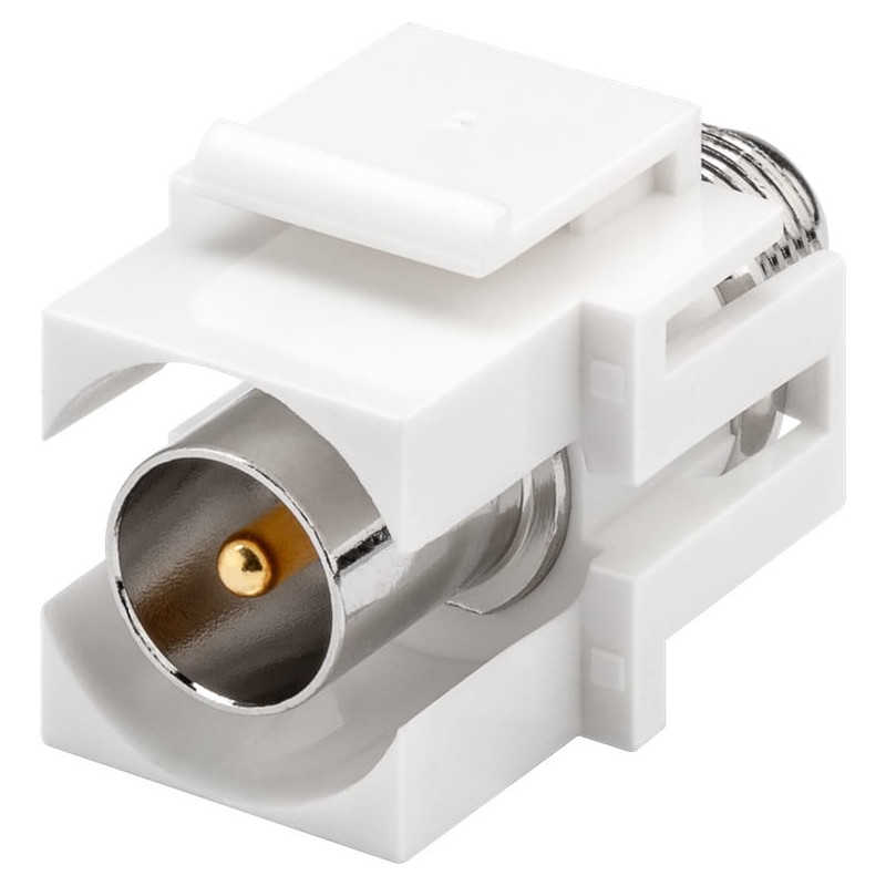 Modulo keystone goobay sat antenna montaggio ad incasso coassiale