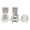 Scatola di connessione outdoor oem ftth ip65 96 fibre