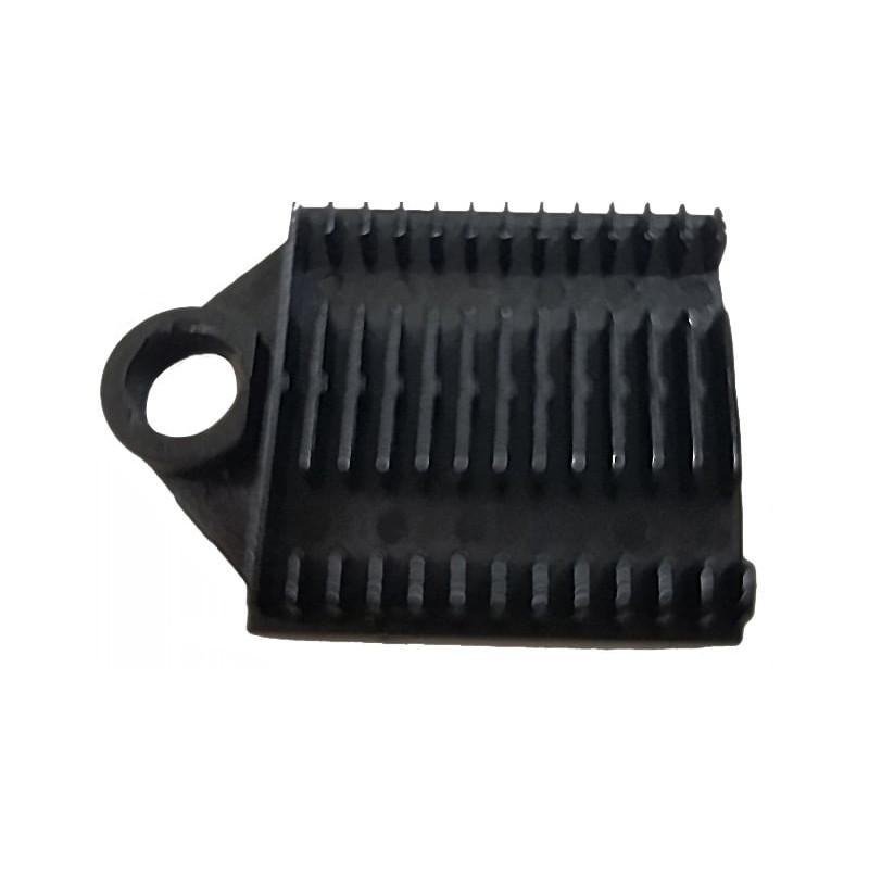 Supporto a pettine oem per 12 giunti in fibra ottica nero