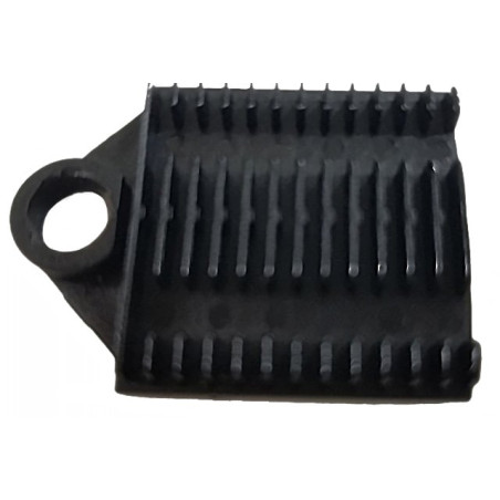 Supporto a pettine oem per 12 giunti in fibra ottica nero