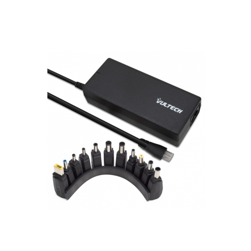 Alimentatore notebook universale vultech 120w rev. 2.5 10 tips [au-120w