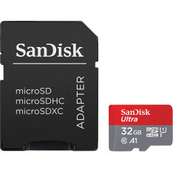 32gb scheda microsdhc sandisk ultra microsdhc 120mb/s + adattatore