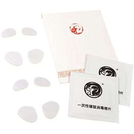 Pattini mouse tiger gaming arc1 per xtrfy m4 - 2 set, bianchi