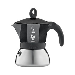 Caffettiera bialetti induzione moka pot 6tz nero