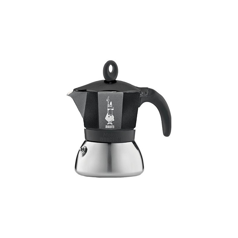 Caffettiera bialetti induzione moka pot 6tz nero