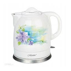 Bollitore elettrico maestro mr066 1.5l in ceramica retro con disegno