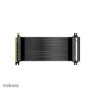Cavo akasa riser nero x2, premium pcie 3.0 x 16