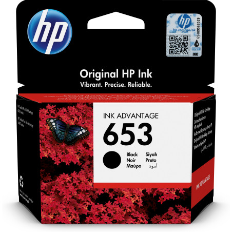 Cartuccia hp 653 advantage nero [3ym75ae]