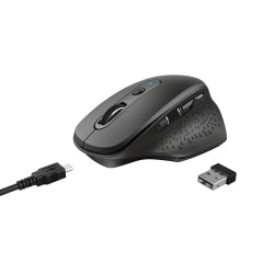 Mouse trust ozaa rf wireless ottico 2400 dpi mano destra [23812]