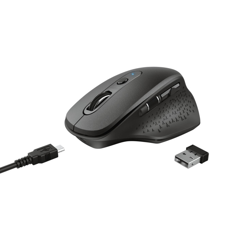 Mouse trust ozaa rf wireless ottico 2400 dpi mano destra [23812]