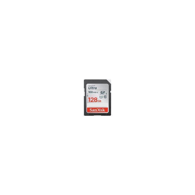 128gb scheda sdxc sandisk ultra lite 100mb/s [sdsdunr-128g-gn3in]
