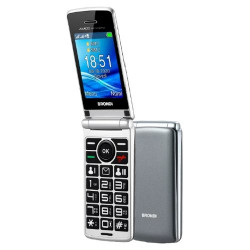 Cellulare brondi amico sincero 1.3mp 32m+32m dual-sim grigio
