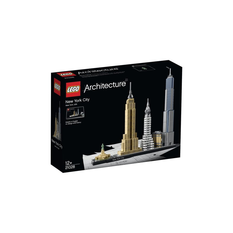 Lego architecture 21028 new york city architettura: new york city