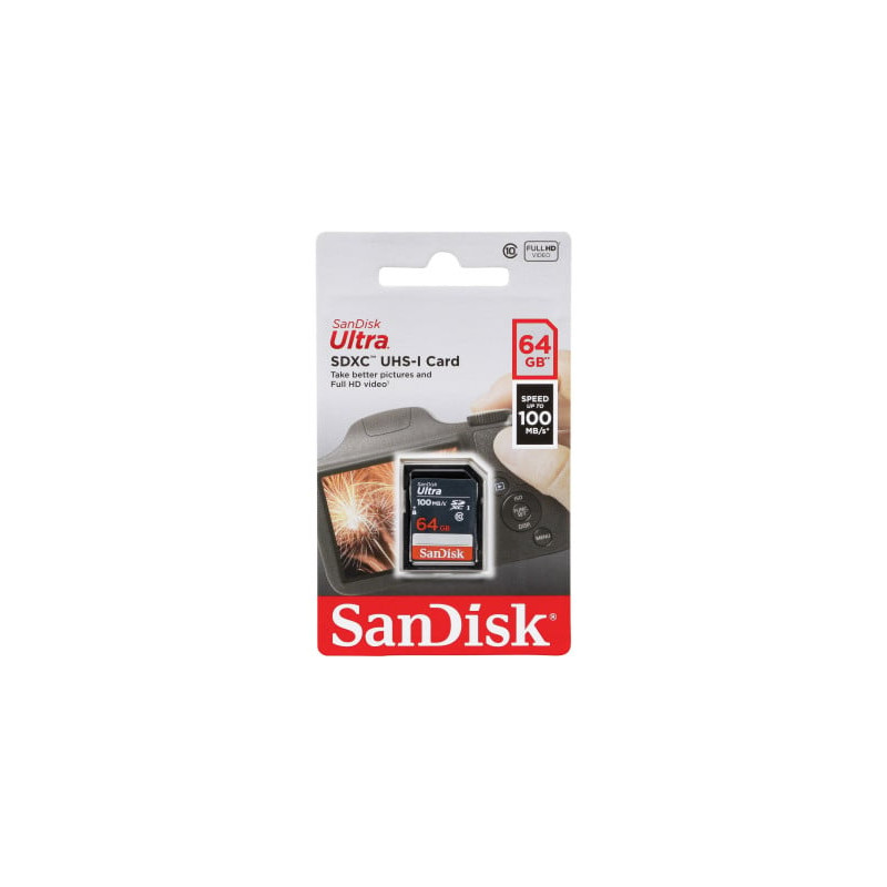 64gb scheda sdxc sandisk ultra lite [sdsdunr-064g-gn3in]