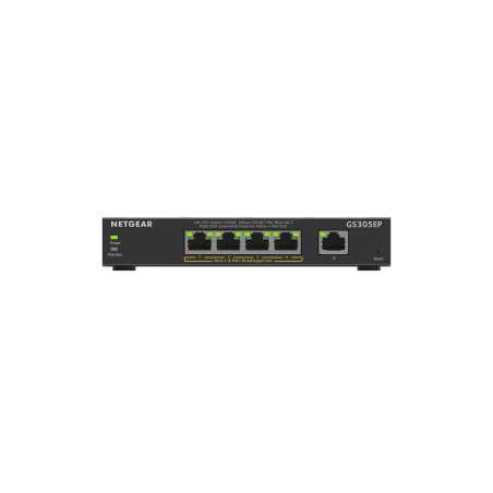 Switch netgear 5 porte 10/100/1000 [gs305ep-100pes]