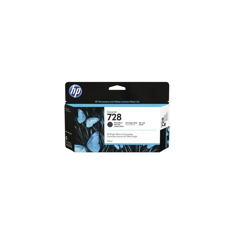 Cartuccia hp nero opaco 72, 130 ml no.728 [3wx25a]