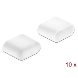 Parapolvere delock usb-c spina 10st bianco 64096 [64096]