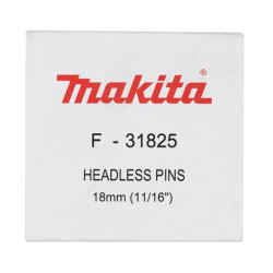 Perni senza testa makita per chiodatrici f-31825 matite 0,6x18mm