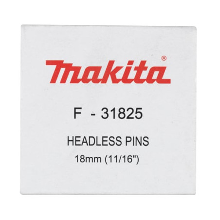 Perni senza testa makita per chiodatrici f-31825 matite 0,6x18mm