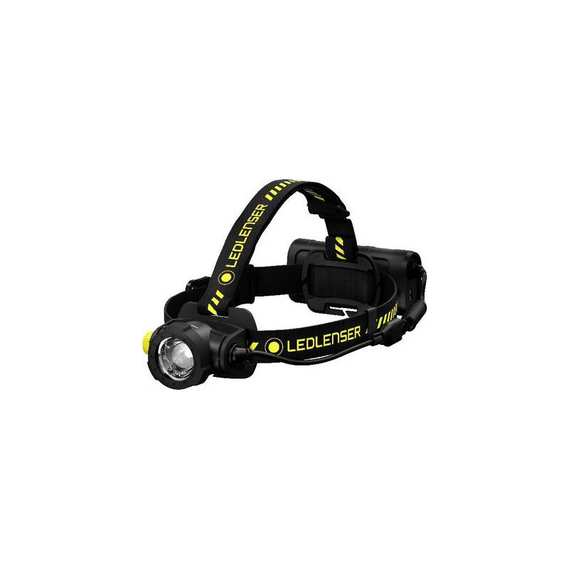 Lampada frontale ledlenser h15r lavoro nero/giallo [502196]