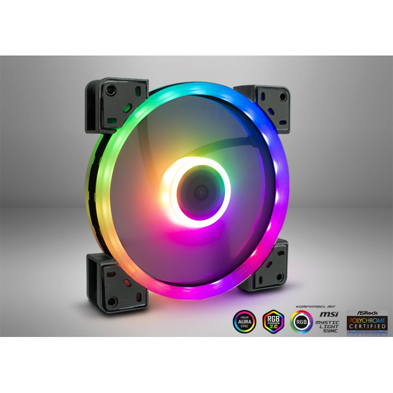 Ventola 140x140x25 intertech argus rgb rs-141 [88885539]