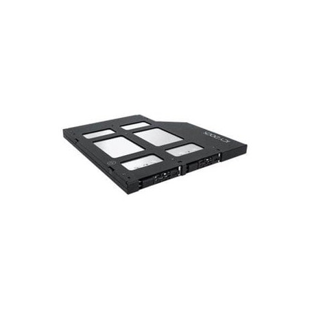 Mobile rack enclosure icydock mb852m2po-b per ultra slim odd