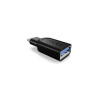 Adattatore icybox ib-cb003 usb3.0 c-a m/f nero [31603]