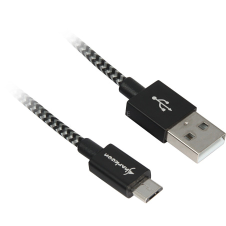Cavo sharkoon usb 2.0 a-b bk/gy 0,5m [4044951026999]