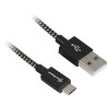 Cavo adatatore sharkoon usb 2.0 a-b bk/gy 1.0m [4044951027002]