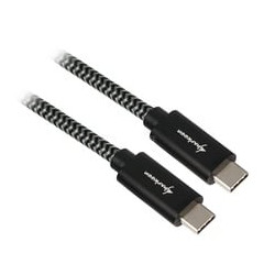 Cavo sharkoon usb 3.1 c-c nero/grigio 0.5m [4044951027057]