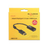 Adattatore delock 62609 dp 1.2 hdmi m/f nero