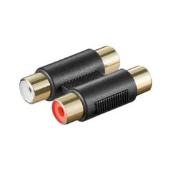 Adattatore goobay a 181 g, 2xrca, 2xrca, femmina/femmina [12419]