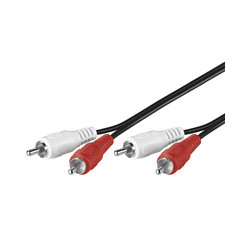 Cavo connettore goobay rca kabel 2xcinch 1,5m [50028]