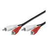 Cavo connettore goobay rca kabel 2xcinch 1,5m [50028]