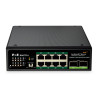 Switch digitus 8-port gigabit industrie poe switch + 2 sfp-uplink
