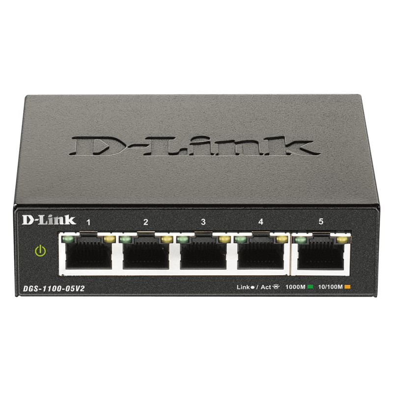 Switch d-link dgs-1100-05v2 5 porte [dgs-1100-05v2]