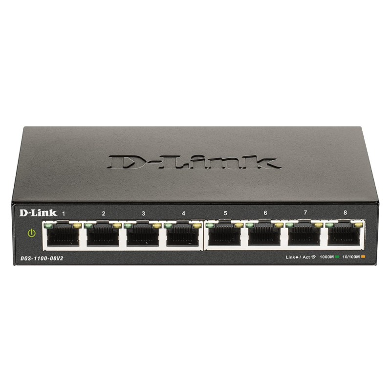 Switch d-link dgs-1100-08v2 8 porte [dgs-1100-08v2]