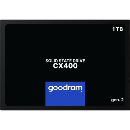 Ssd 1tb goodram cx400 gen.2 2.5 serial ata iii 3d tlc nand [ssdpr-cx400-01t-g2]
