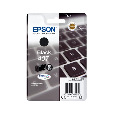 Cartuccia epson t07u1 nero 41.2ml 2600pgs nero [erepsc13t07u140]